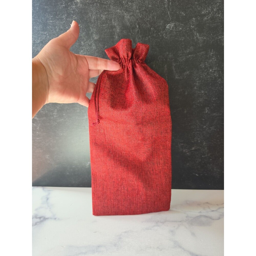 Red Reusable Wine Alcohol Decorative Gift Bag